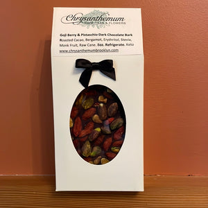 All organic Cashew and Fig Chocolate Bark